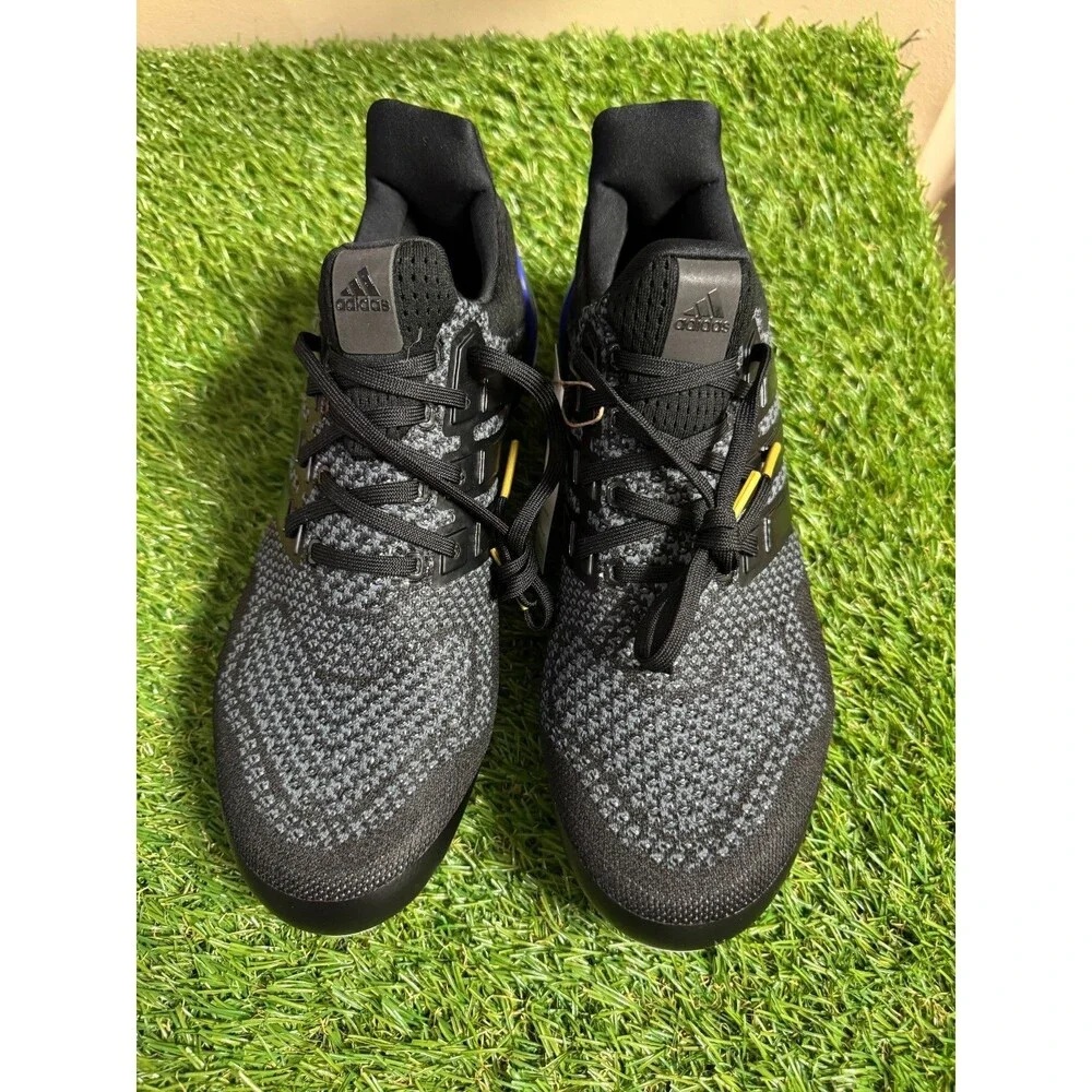 Men Size 9 adidas Ultraboost OG Football Cleats Ultra Boost Black Purple JP7410